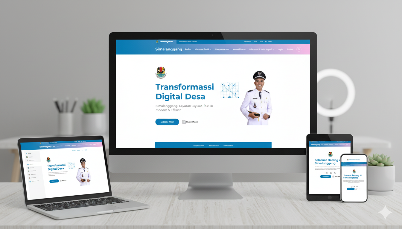 Tampilan website di berbagai perangkat